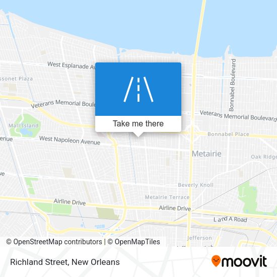 Mapa de Richland Street