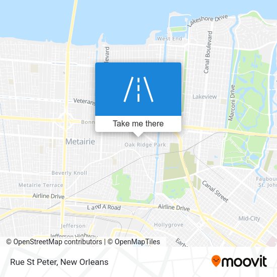 Mapa de Rue St Peter