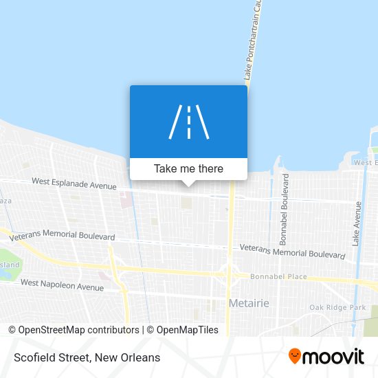 Mapa de Scofield Street