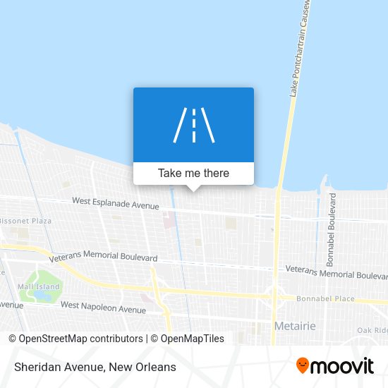 Sheridan Avenue map