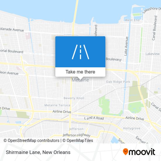 Mapa de Shirmaine Lane