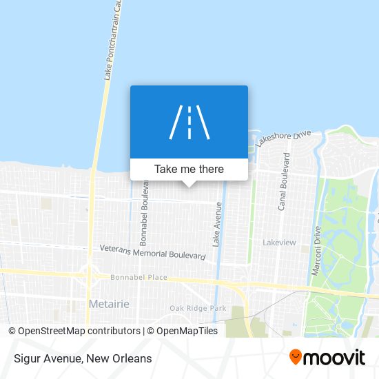 Mapa de Sigur Avenue
