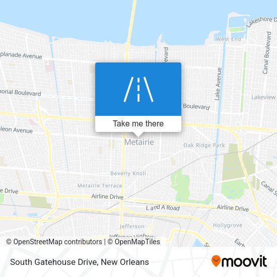 South Gatehouse Drive map