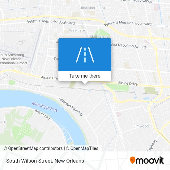 South Wilson Street map