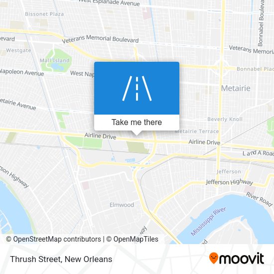 Mapa de Thrush Street