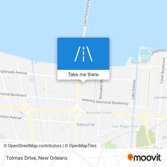 Mapa de Tolmas Drive