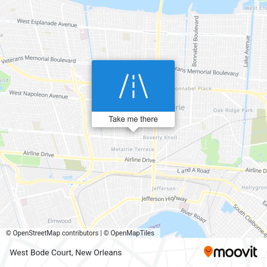 Mapa de West Bode Court