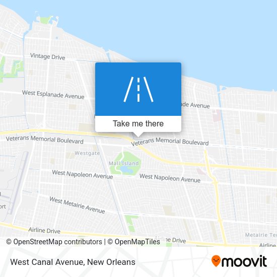 Mapa de West Canal Avenue