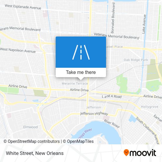 White Street map