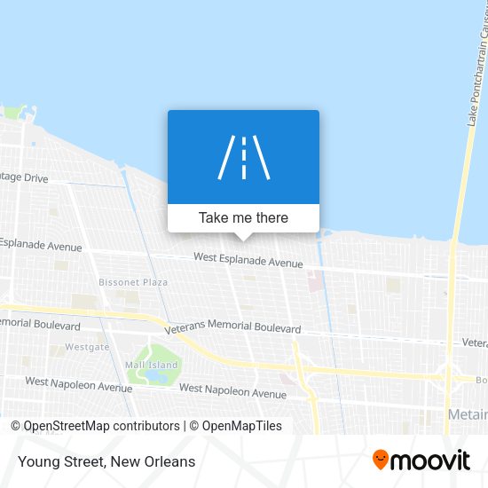 Mapa de Young Street