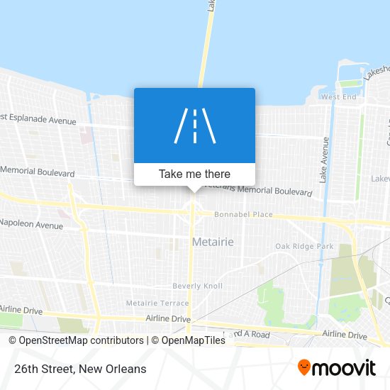 Mapa de 26th Street
