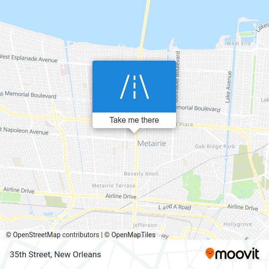 Mapa de 35th Street