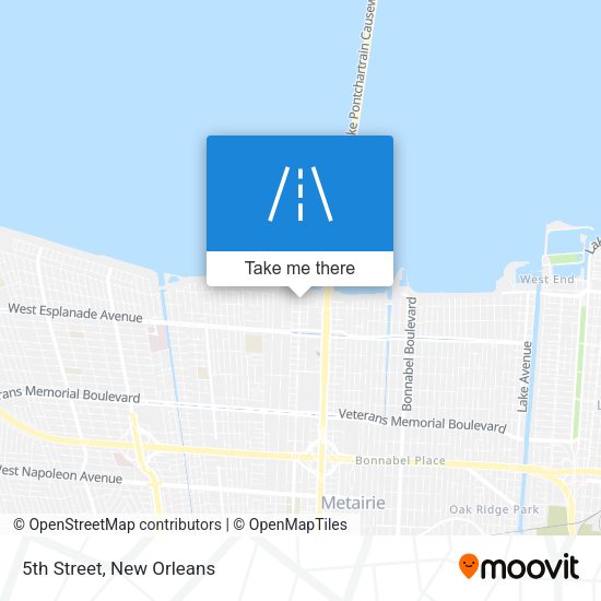 Mapa de 5th Street