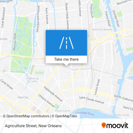 Agriculture Street map