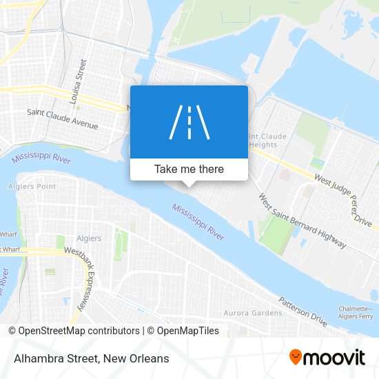 Alhambra Street map