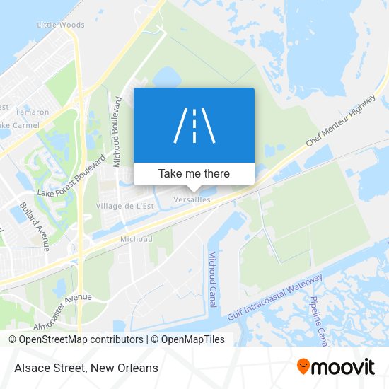 Mapa de Alsace Street