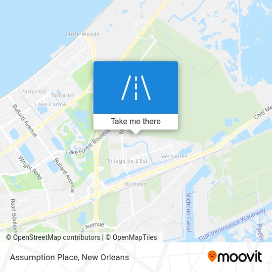 Assumption Place map