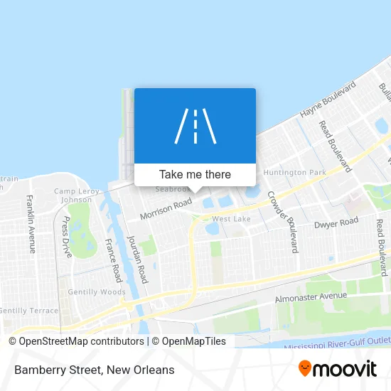Bamberry Street map