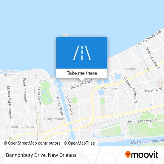 Bannonbury Drive map