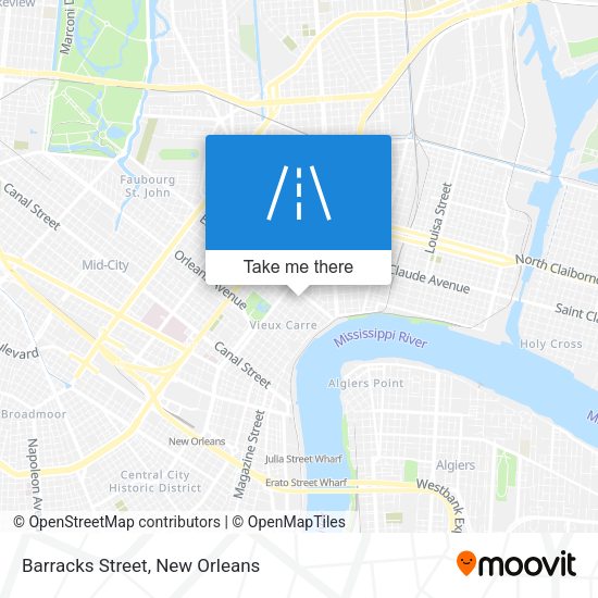 Mapa de Barracks Street