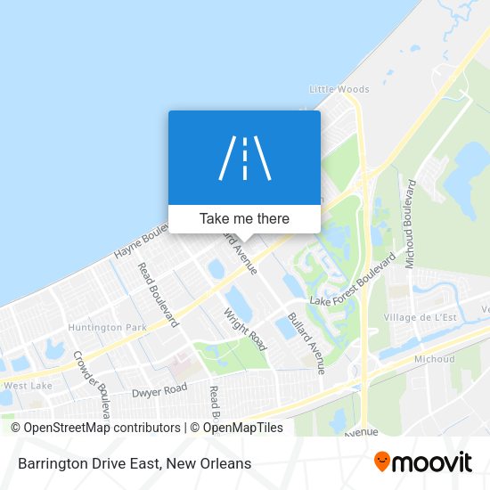 Barrington Drive East map