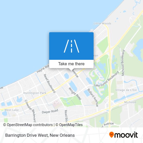 Mapa de Barrington Drive West
