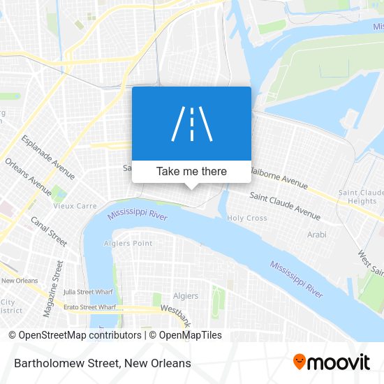 Bartholomew Street map