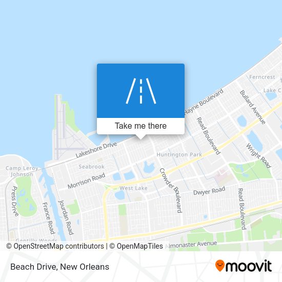 Mapa de Beach Drive