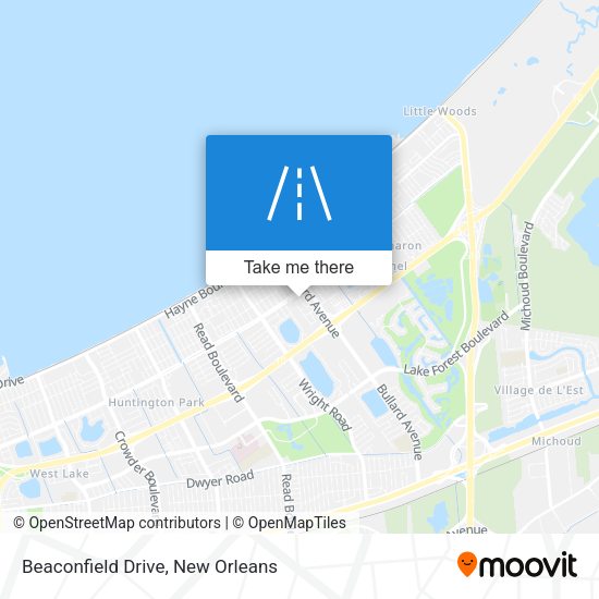 Beaconfield Drive map