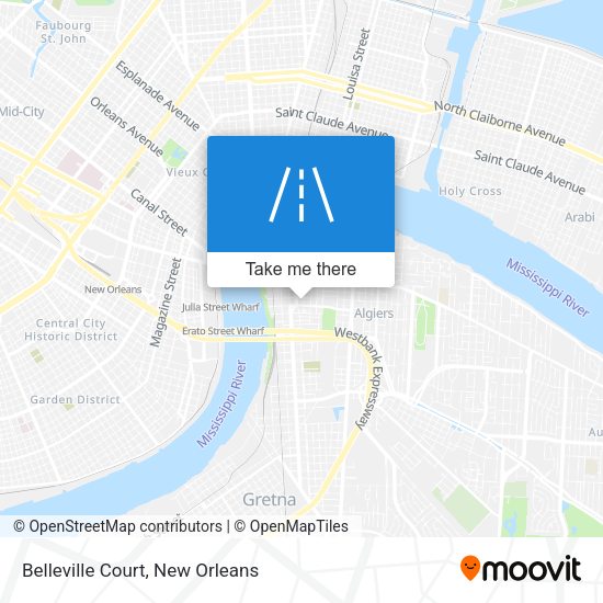 Belleville Court map