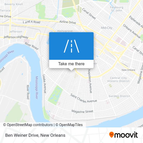 Mapa de Ben Weiner Drive