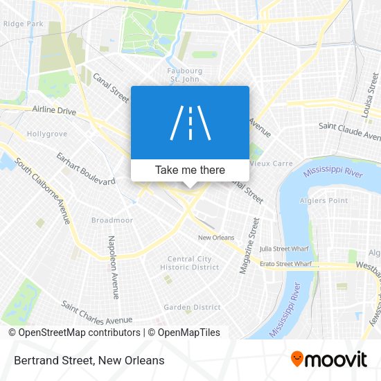 Bertrand Street map