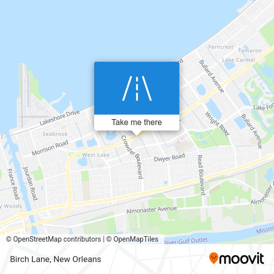 Mapa de Birch Lane