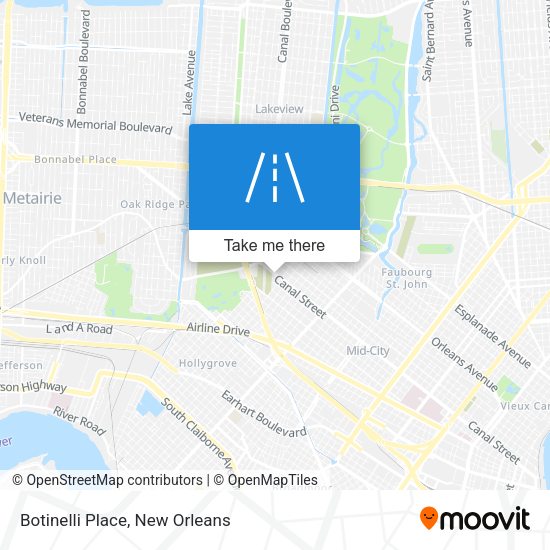 Botinelli Place map