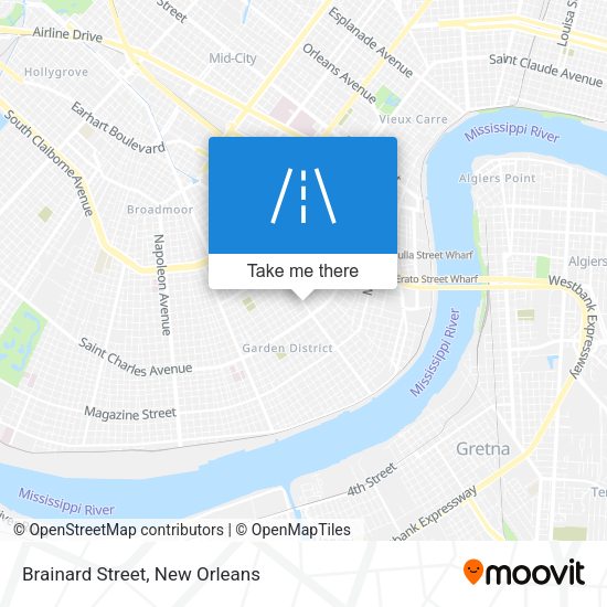 Mapa de Brainard Street