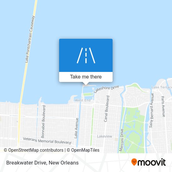 Breakwater Drive map
