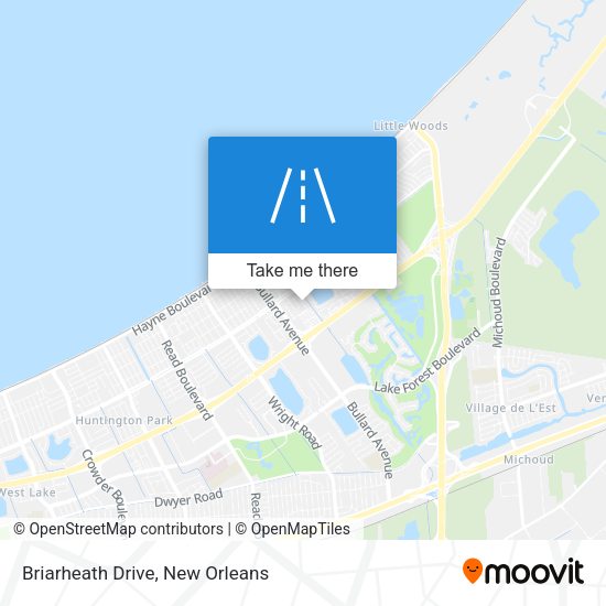 Briarheath Drive map