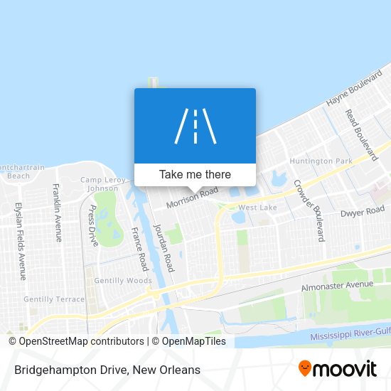 Bridgehampton Drive map