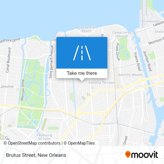 Mapa de Brutus Street