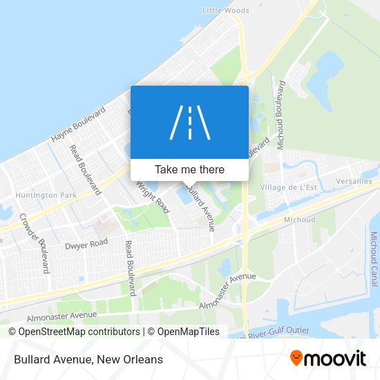 Mapa de Bullard Avenue