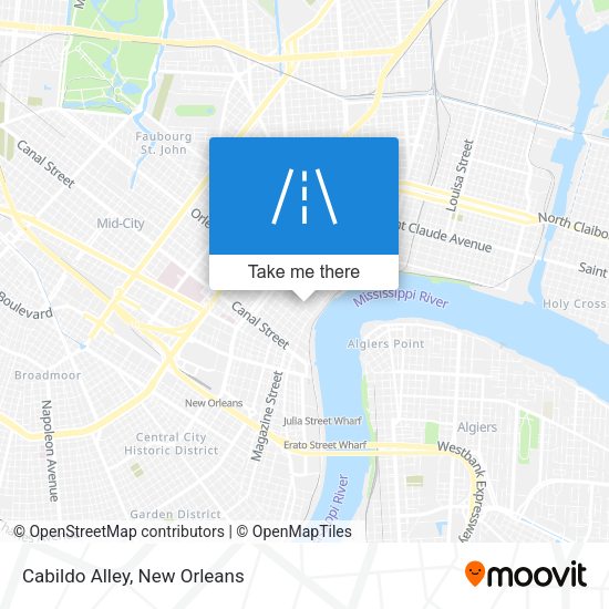 Mapa de Cabildo Alley