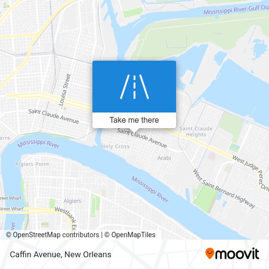 Mapa de Caffin Avenue