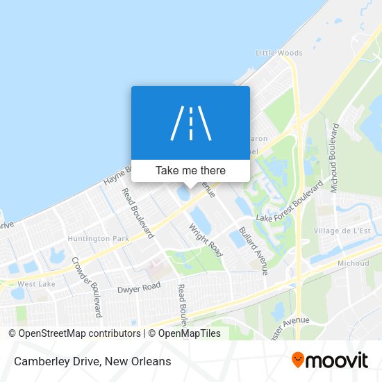 Mapa de Camberley Drive
