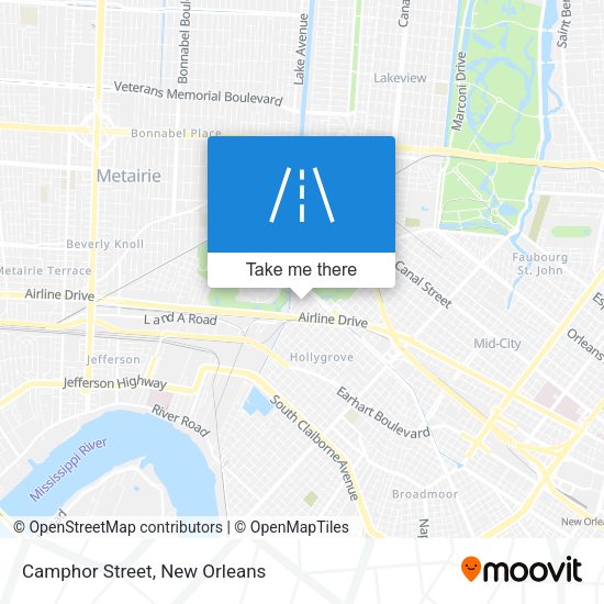Mapa de Camphor Street