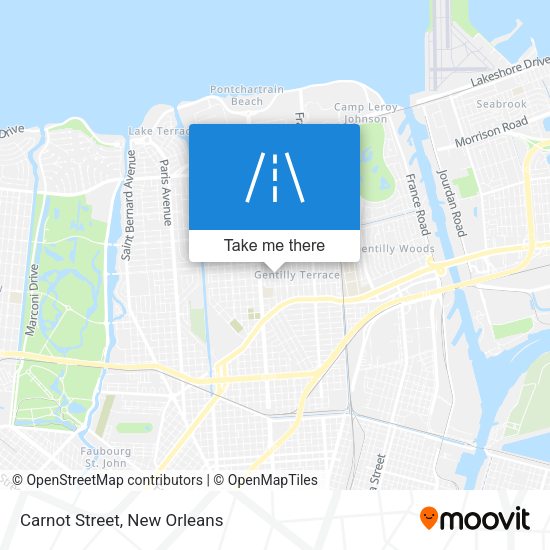 Mapa de Carnot Street