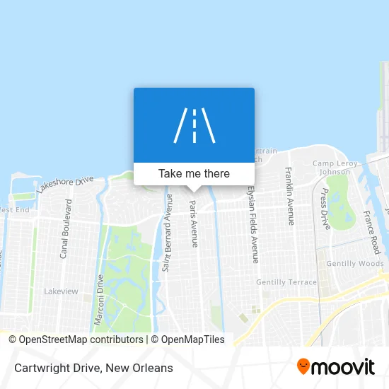 Cartwright Drive map