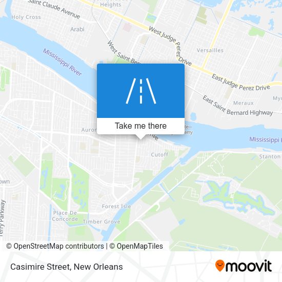 Casimire Street map