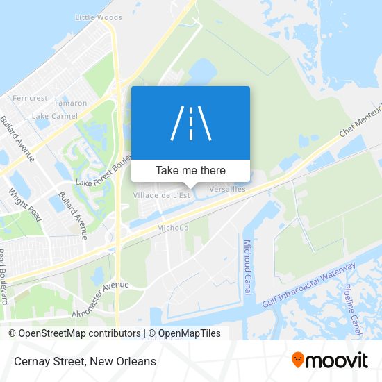 Mapa de Cernay Street