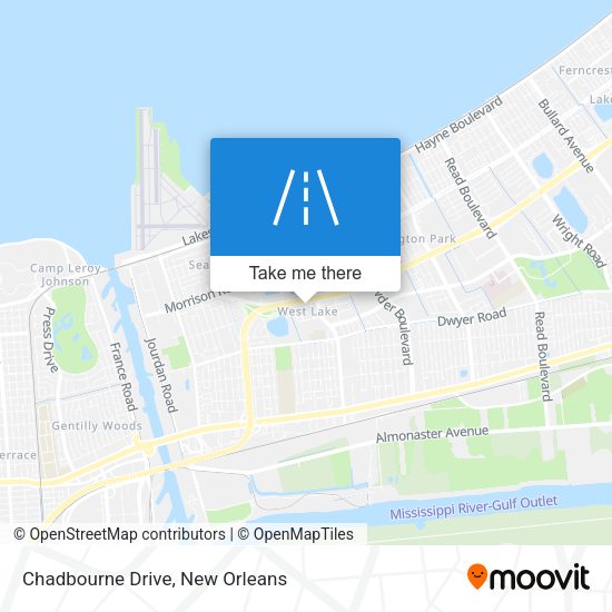 Mapa de Chadbourne Drive