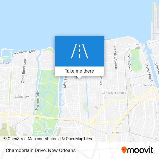 Chamberlain Drive map
